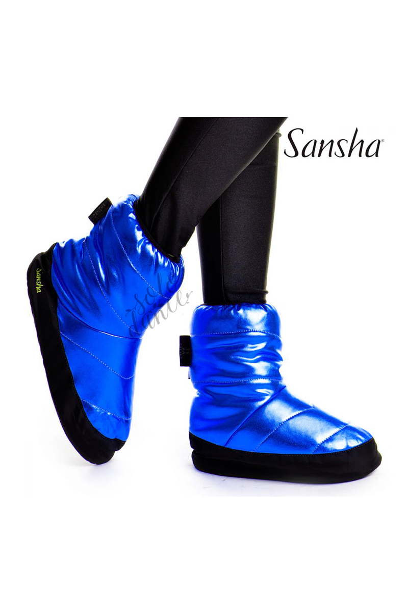 Zahrievacie topánky Sansha Booties WOOD TIBET modré veľ. 4 (EU37-38)