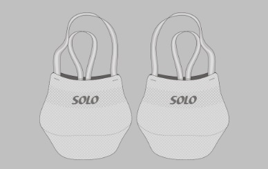 Gymnastické špičky ponožkové SOLO OB-51 vel. XS