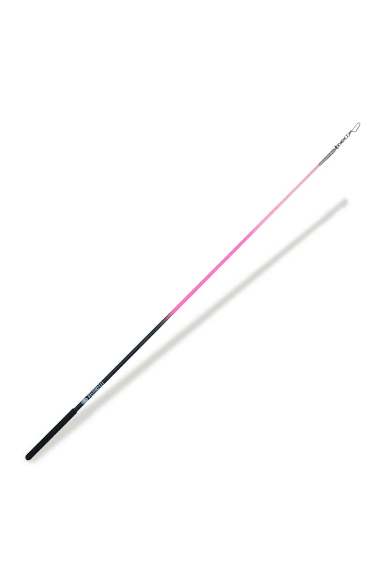 Viacfarebná gymnastická palička PASTORELLI 59.50 cm 02387 Black Fuchsia Pink with Black grip FIG 