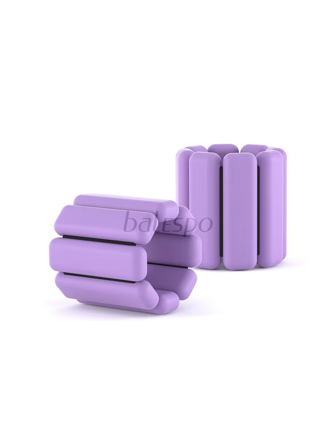 Silikónové nastaviteľné závažia BALESPO SW-1LB 1 lb (453 g pár) lilavé image