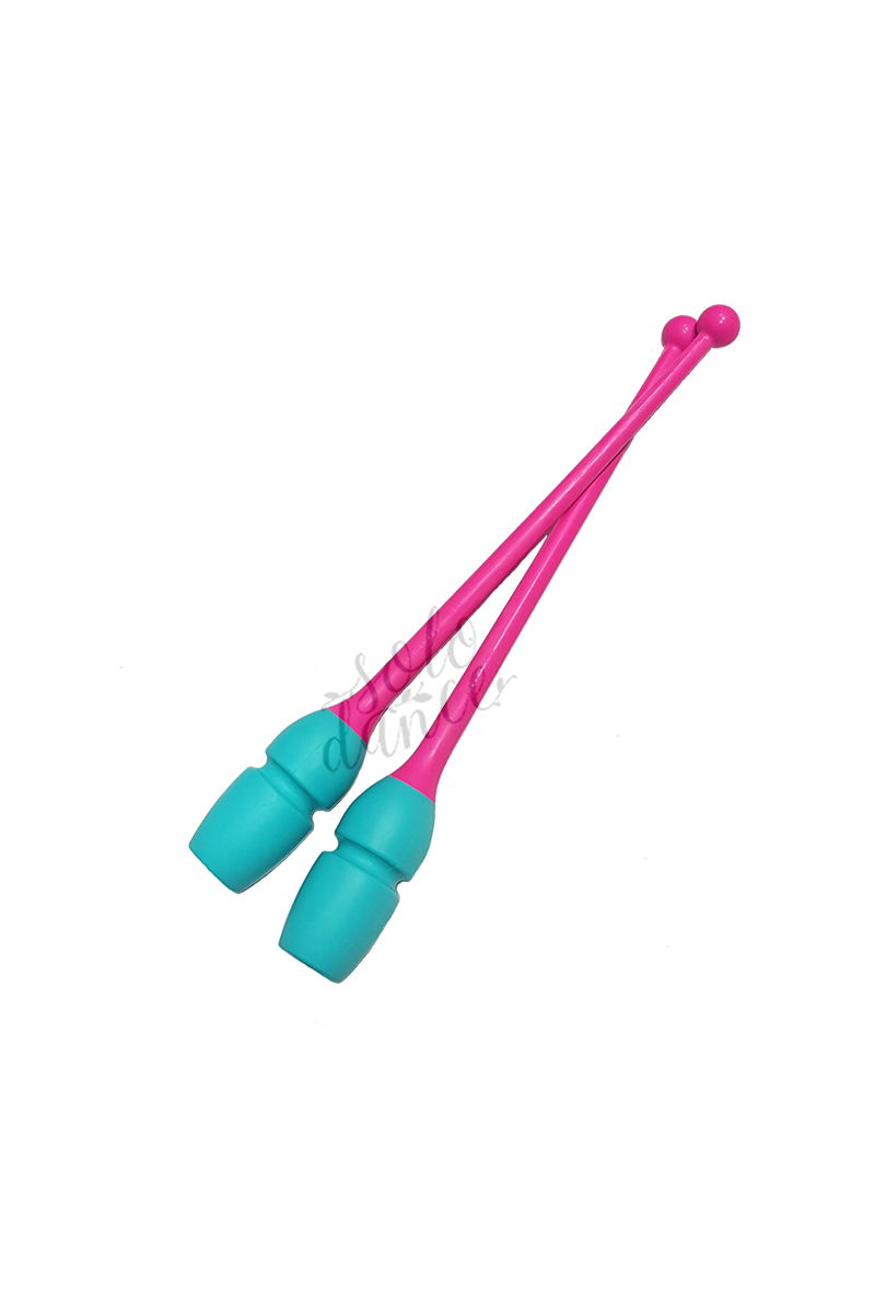 Kúžele na modernú gymnastiku Pastorelli Masha Tiffany 40,5 cm 02615 Neon Pink / Tiffany FIG