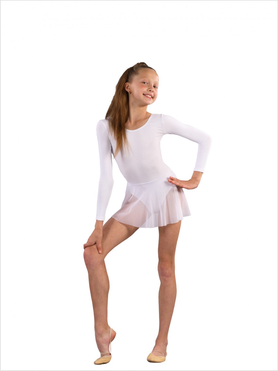 tanečný dres so sukničkou, baletný dres so sukničkou, detský daletný dres