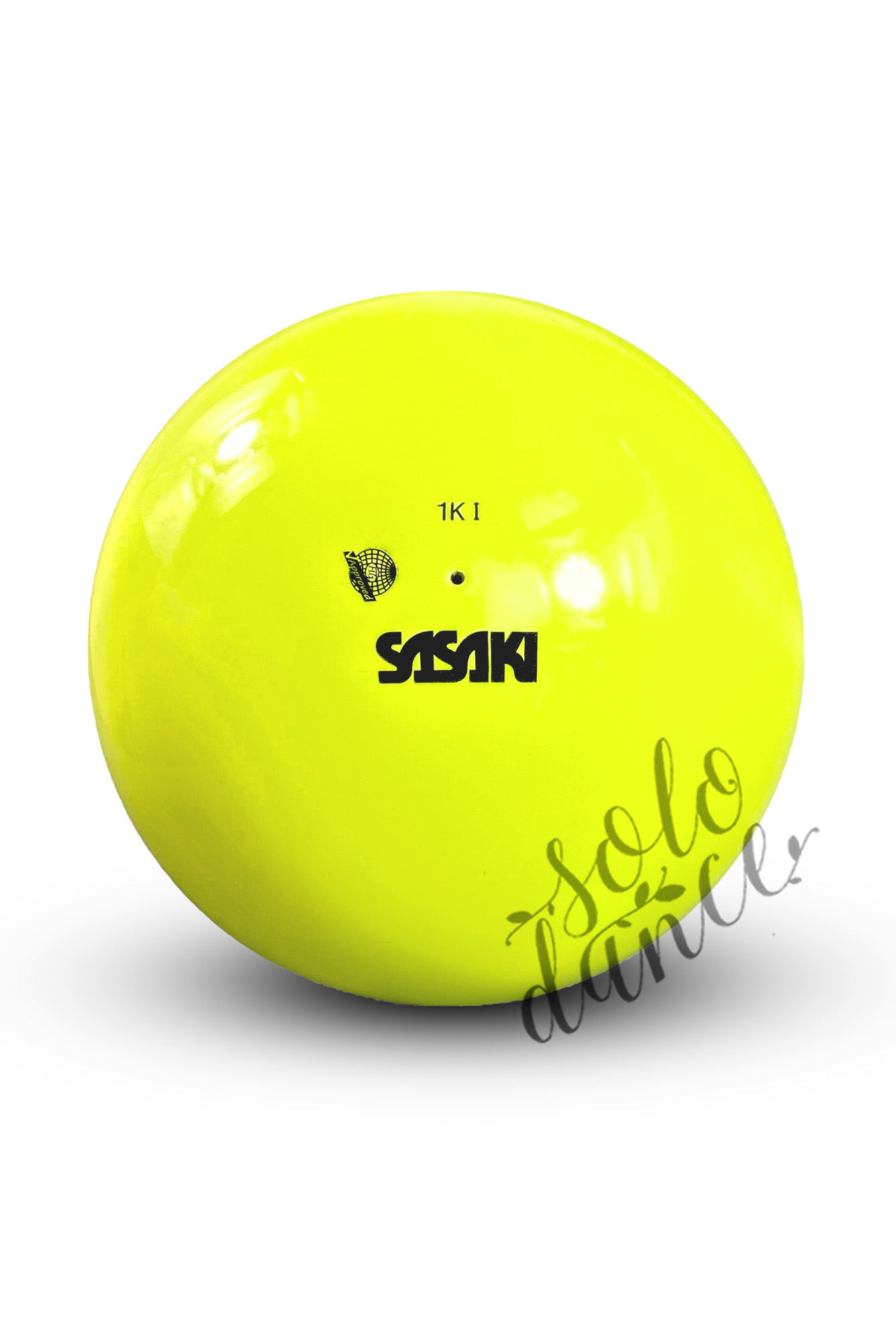 Lopta na modernú gymnastiku Sasaki M-20A-F LYMY (Lime Yellow) FIG