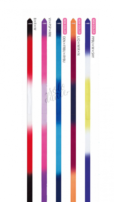 Gymnastická stuha Sasaki MJ-715HG High-Pitch Gradation 5m DEN × FRBU × RYBU (DeepNavy×FrenchBlue×RoyalBlue) FIG image