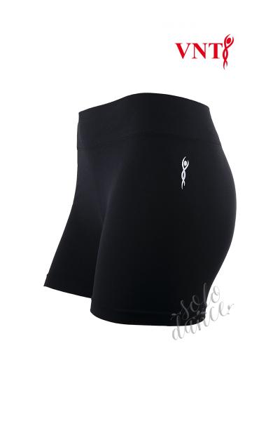 Gymnastické šortky Venturelli 06SH1602 (mikrovlákno) gymnastické šortky SOLO VENTURELLI PASTORELLI, kraťasy čierne veľ X (122)