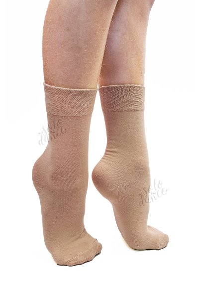 Tanečné ponožky BALESPO SK20.1 telové veľ. 29-31