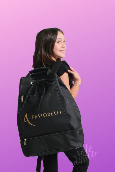 Batoh na modernú gymnastiku PASTORELLI FLY Evolution JUNIOR 02413 čierny