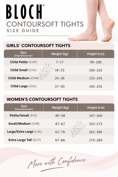 Pančuchy so strmeňom BLOCH T0984G Contoursoft Tan veľ. CHM (125–145 cm) image