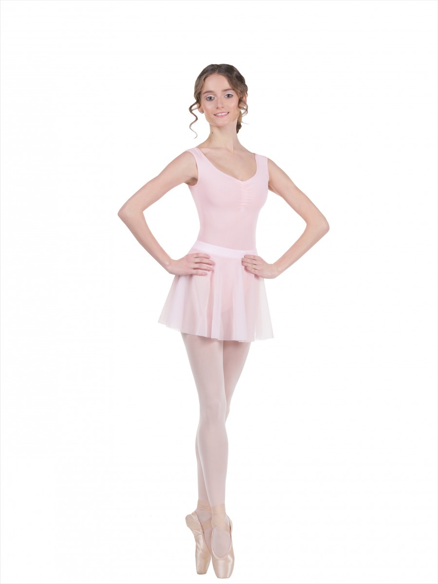 Baletná suknička SOLO FD971 nežná ružová vel. 122