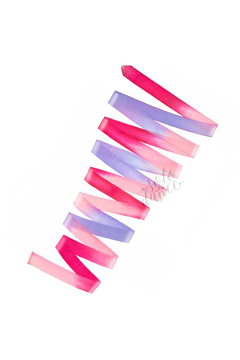 Gymnastická stuha AMAYA Multicolor Silk 5 m 33027001 Pink-Fuchsia-Purple FIG