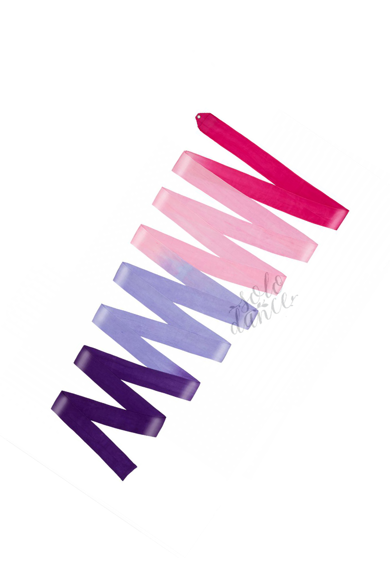 Gymnastická stuha AMAYA Multicolor Silk 5 m 33027008 Pink-Fuchsia-Lilac-Purple FIG