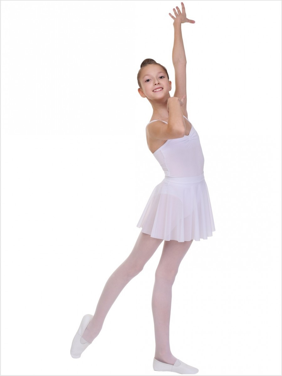 Baletná suknička SOLO FD971 biela vel. 164/S